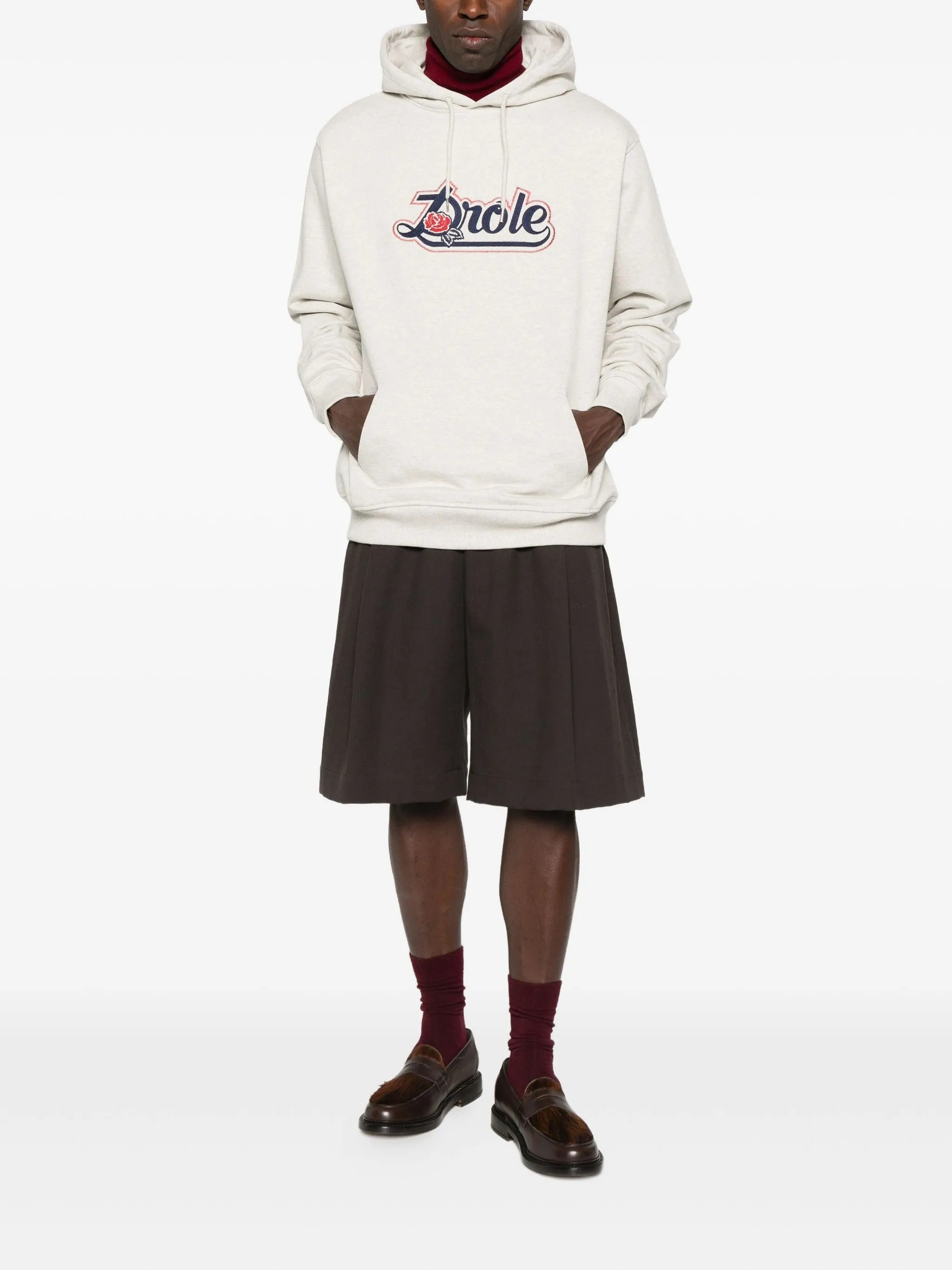 Le Hoodie Drôle Rose