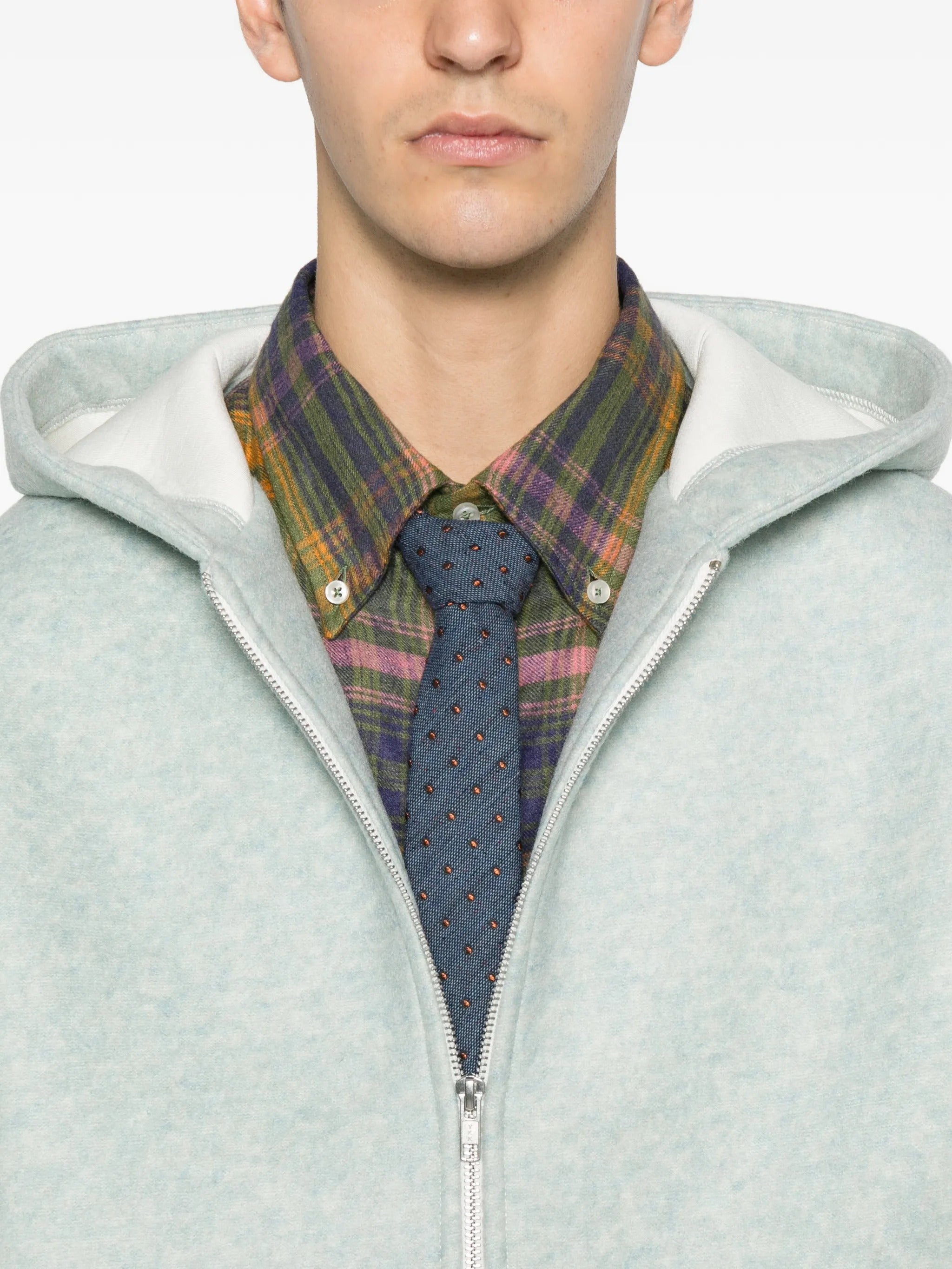 NEOPRENE WOOL HOODIE