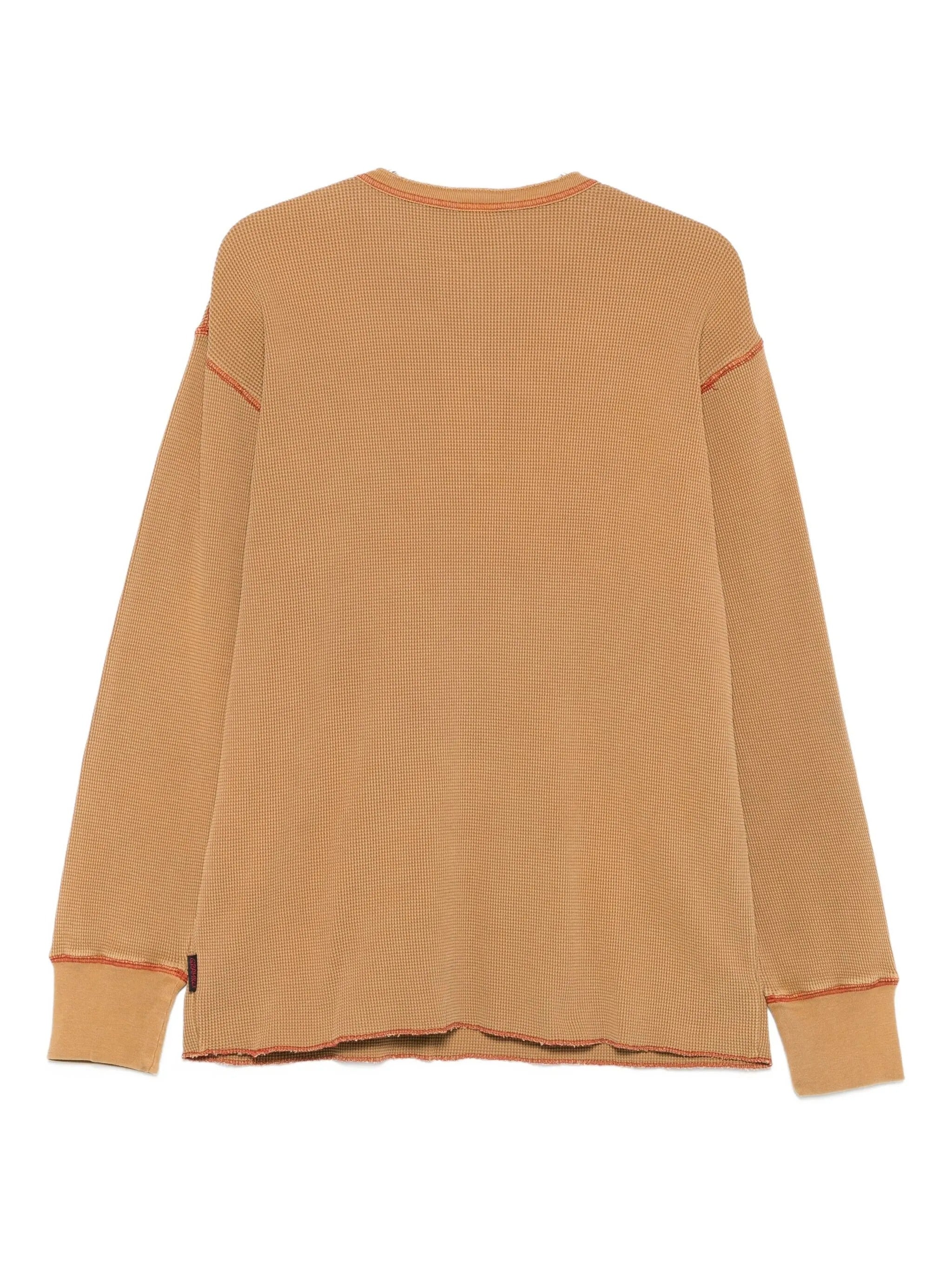 Healthknit WAFFLE HENLEY