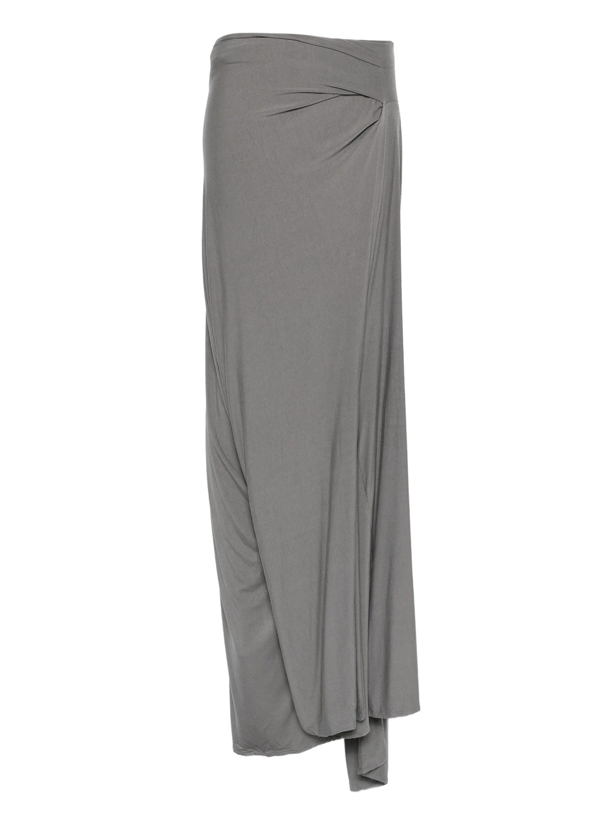 LUMIERE SCARF SKIRT DEEP GREY