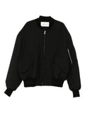 BROAD BOMBER WOOL BLACK WOOL