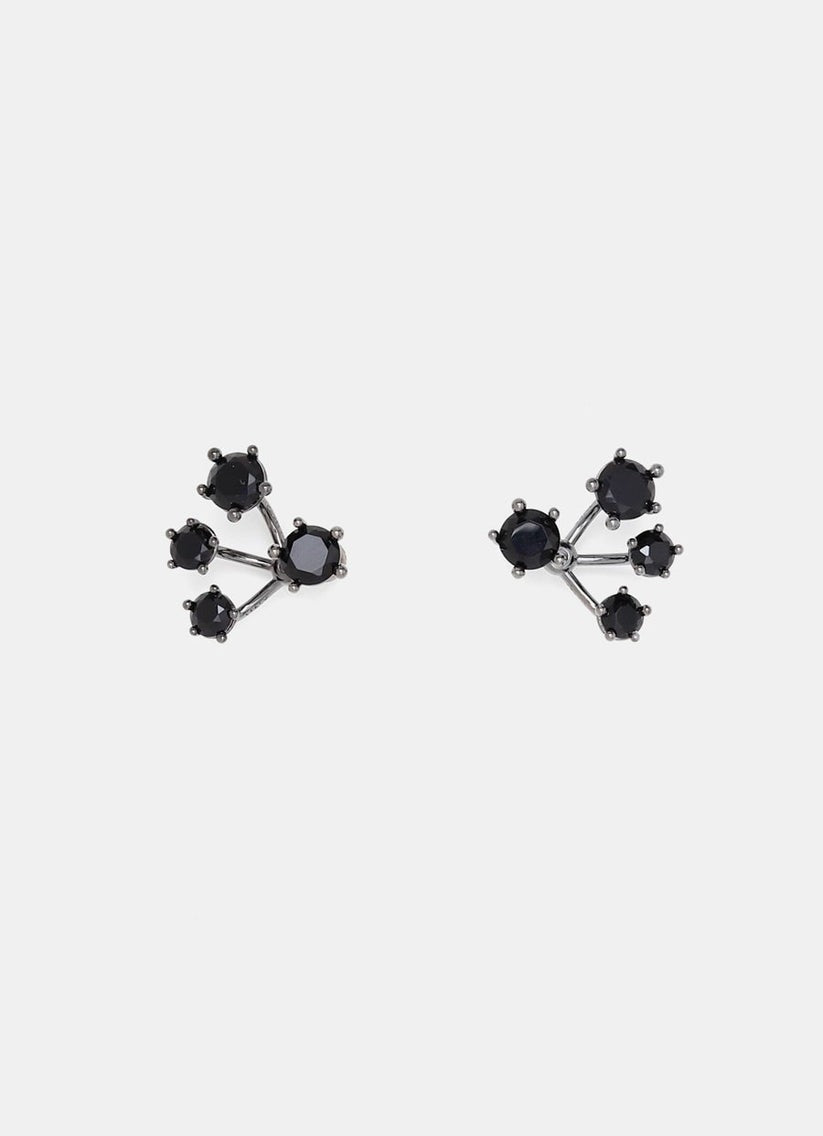Night Sky Cluster Earrings