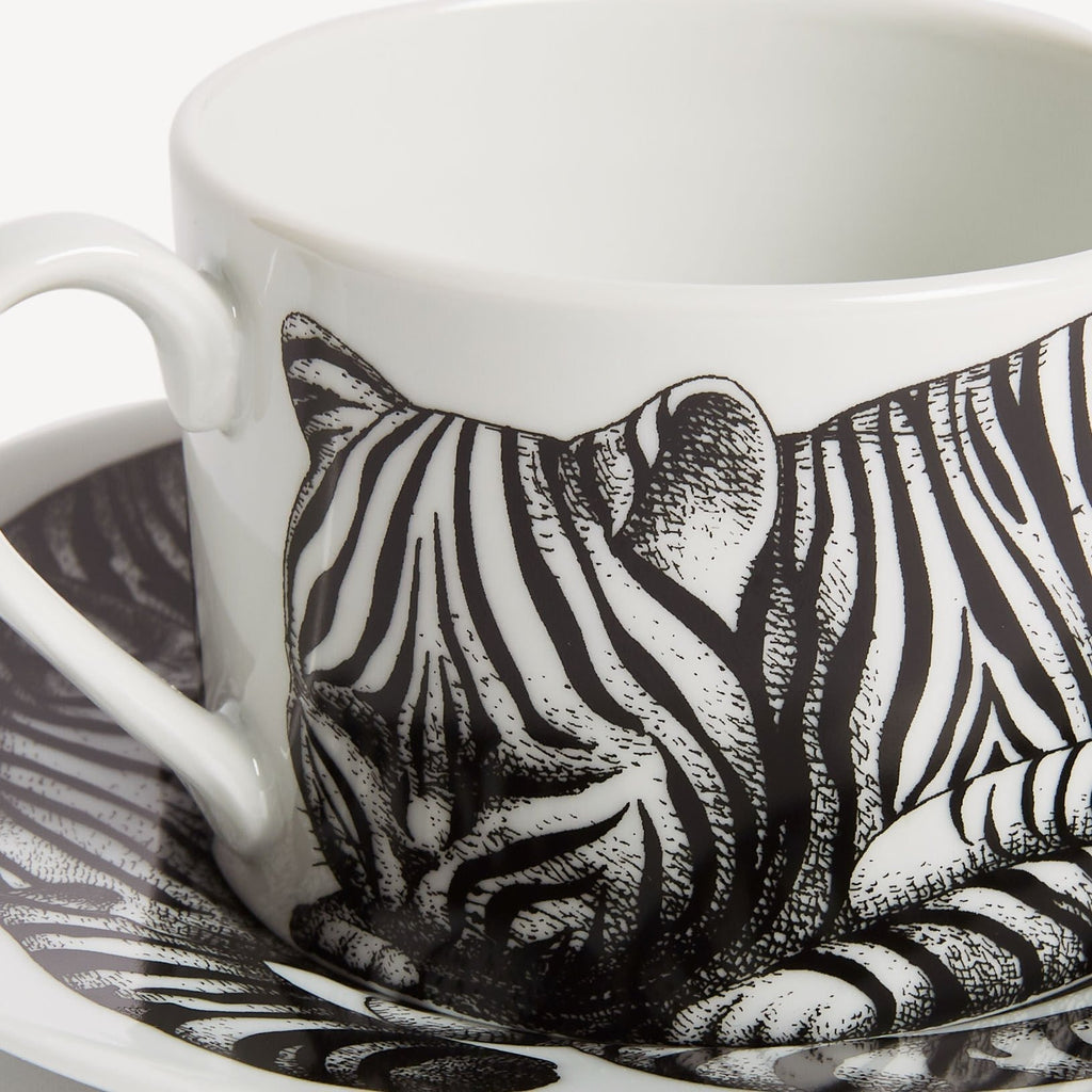 Coffee cup High Fidelity Tigrato black/white