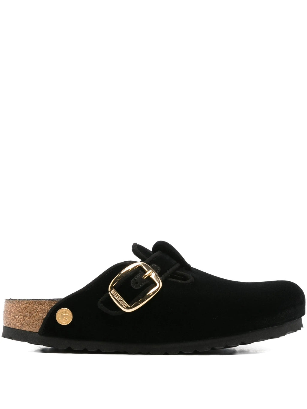 Boston Big Buckle black, Velvet Textile
