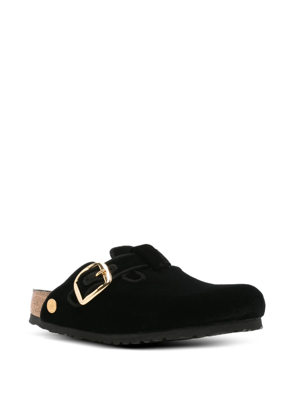 Boston Big Buckle black, Velvet Textile