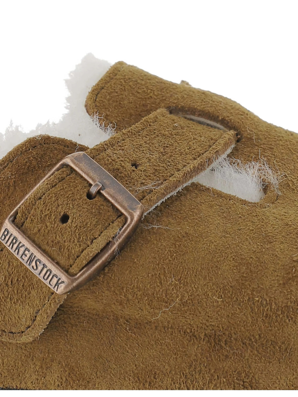 Boston Shearling mink, Suede Leather