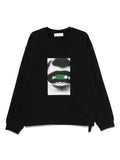 Loose Fit Crewneck Smile Print