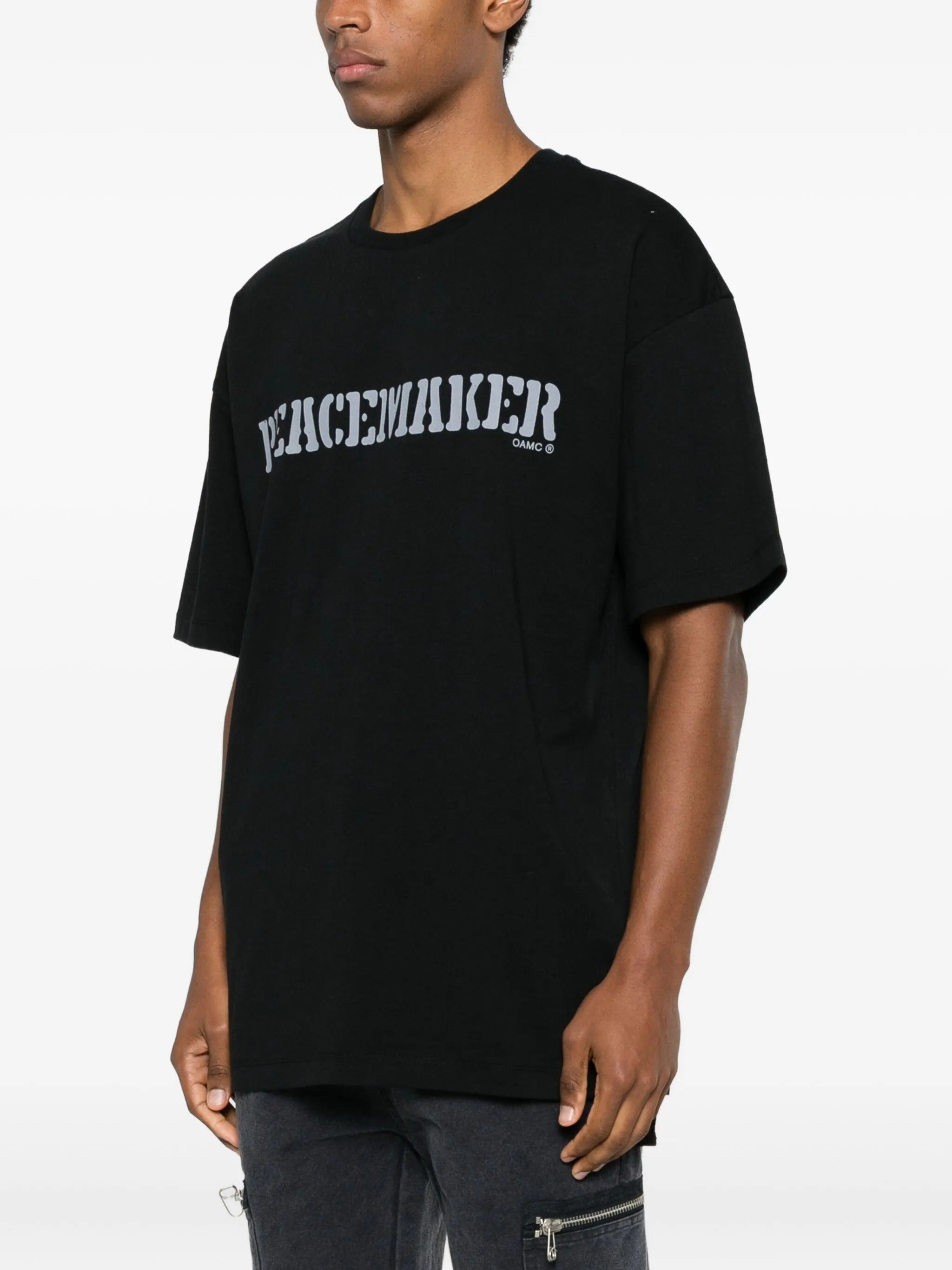 Loose Fit Tshirt Flowerred Print