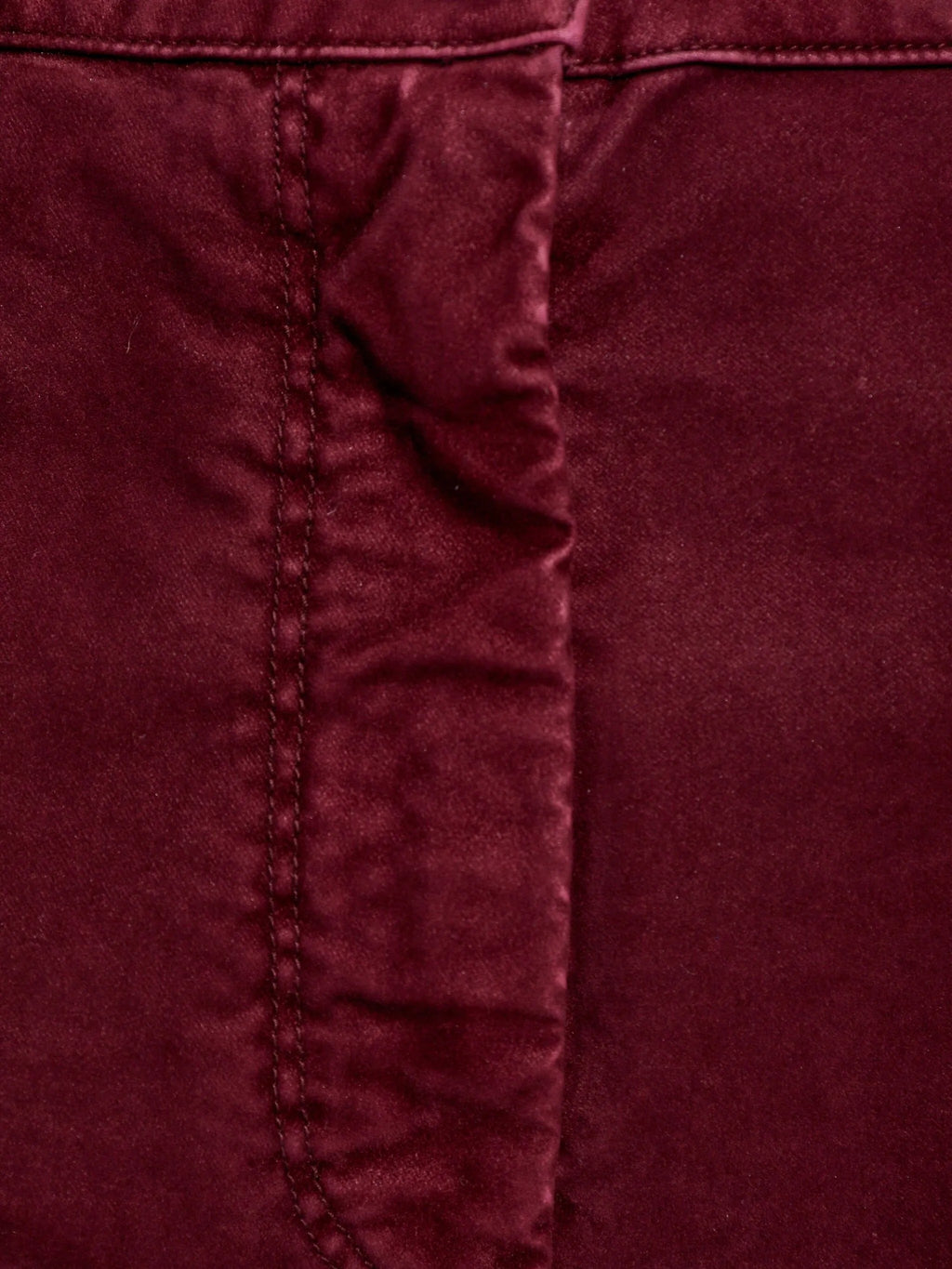 flocked cotton 5 pockets pants