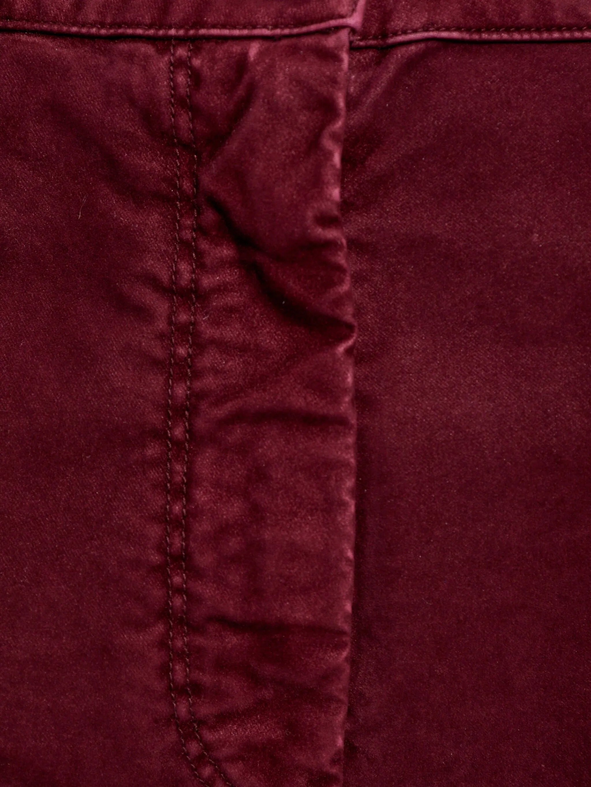 flocked cotton 5 pockets pants