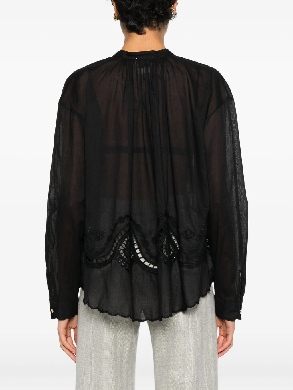 "memoires d`enfance"embroidery bohemian shirt