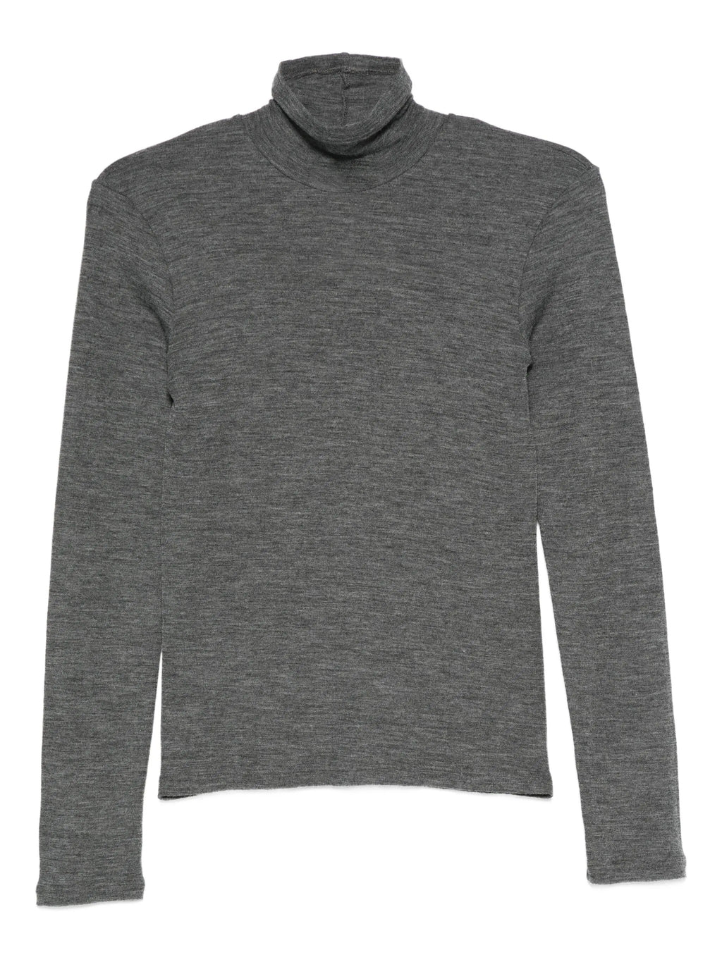 wool ribbed jersey turtleneck t-shirt