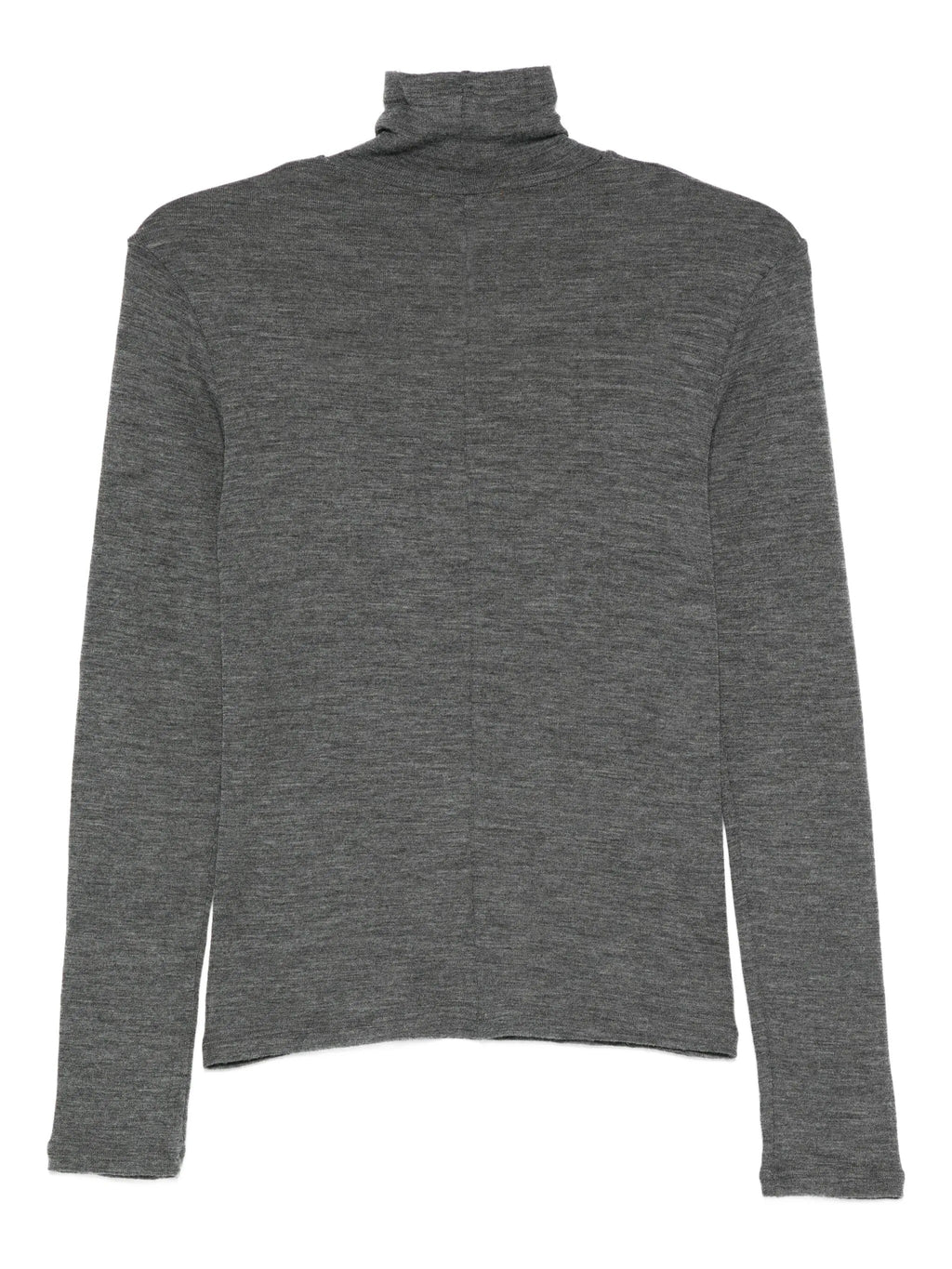 wool ribbed jersey turtleneck t-shirt