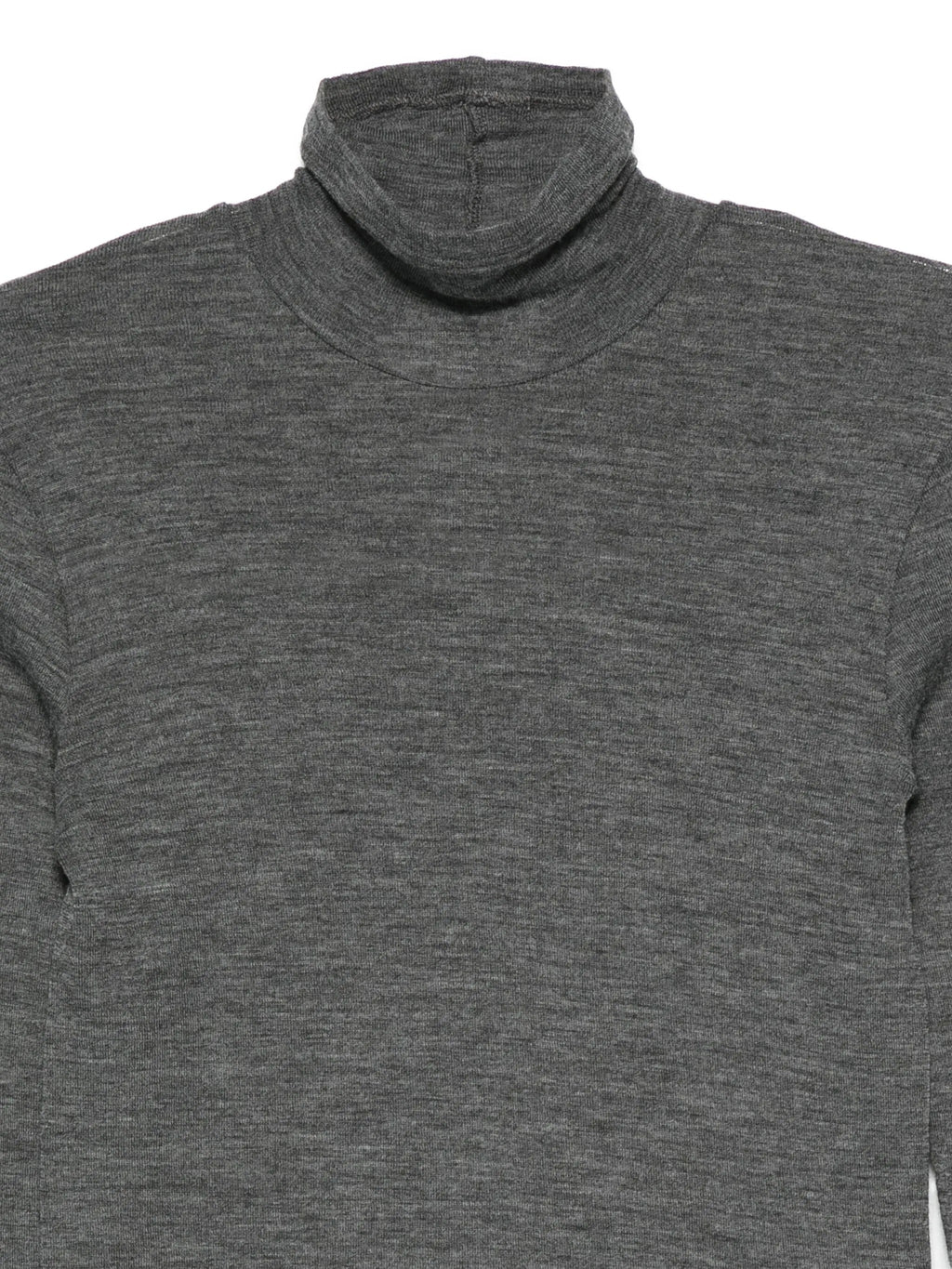 wool ribbed jersey turtleneck t-shirt
