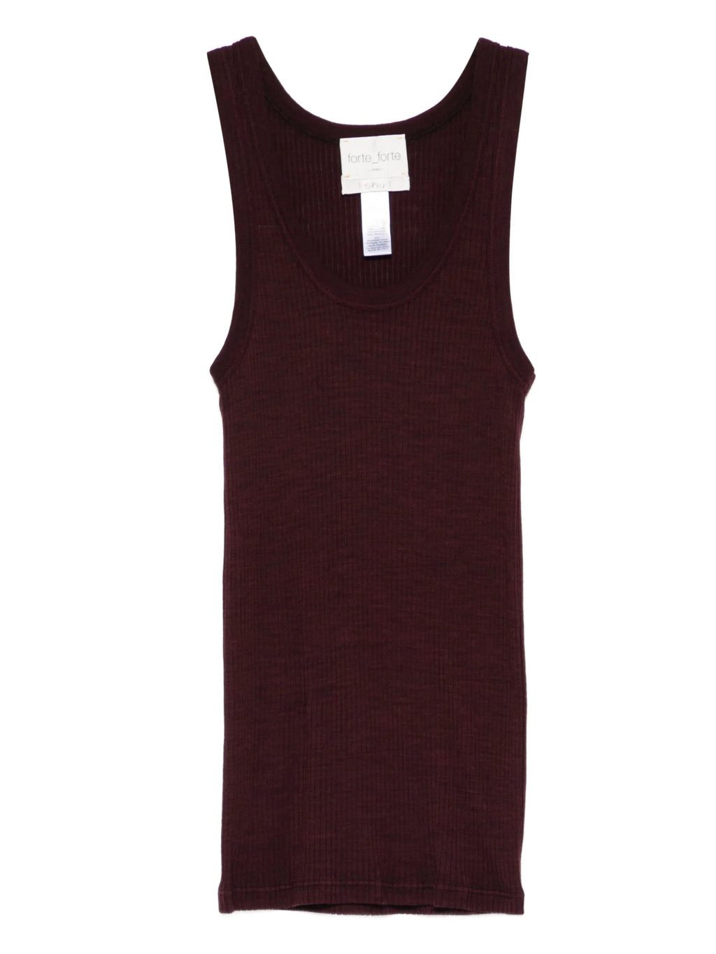 wool ribbed american tank top