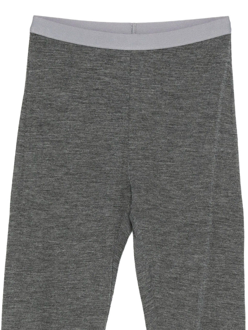 wool ribbed jersey leggings with spats