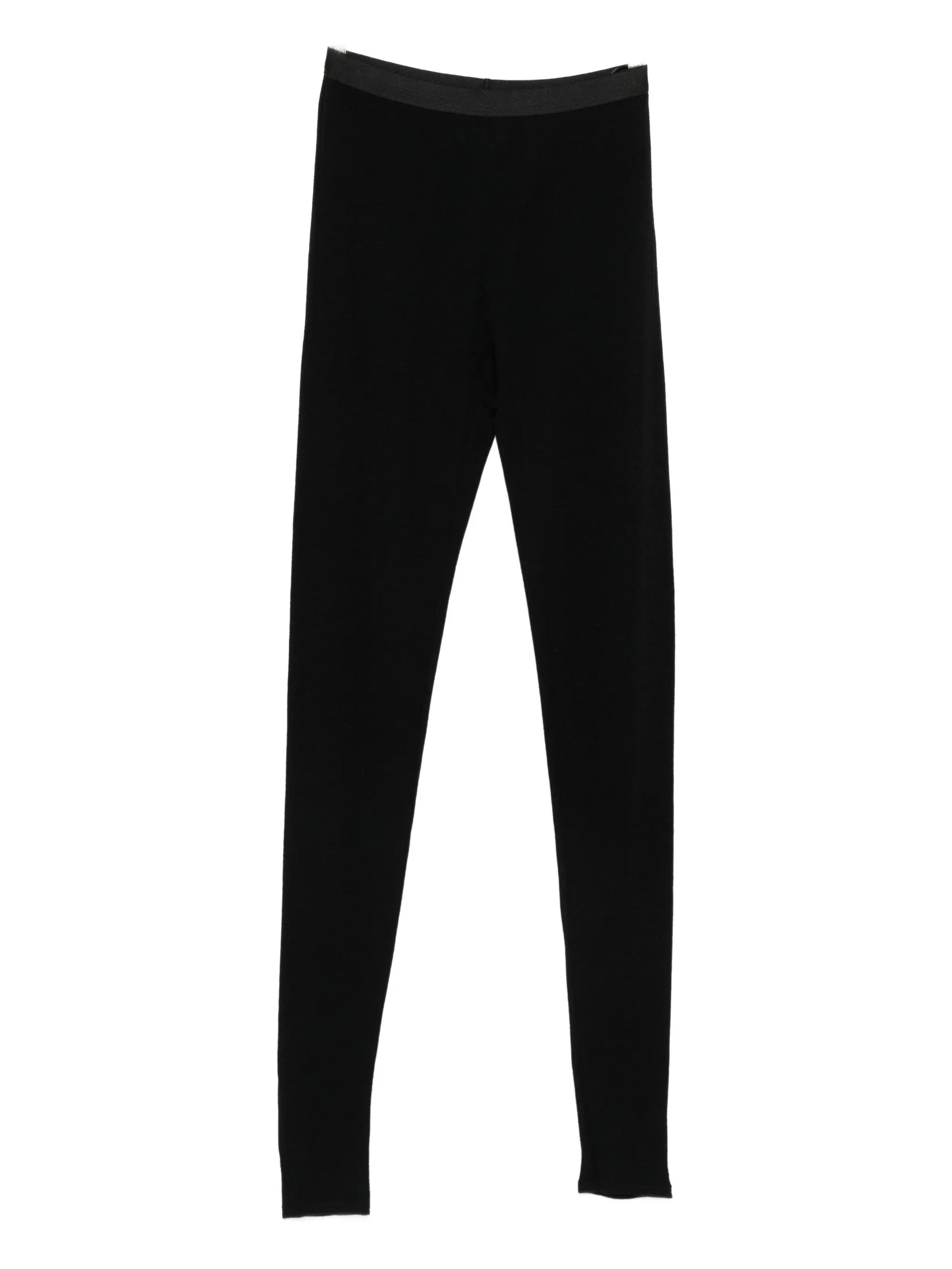 wool ribbed jersey leggings with spats