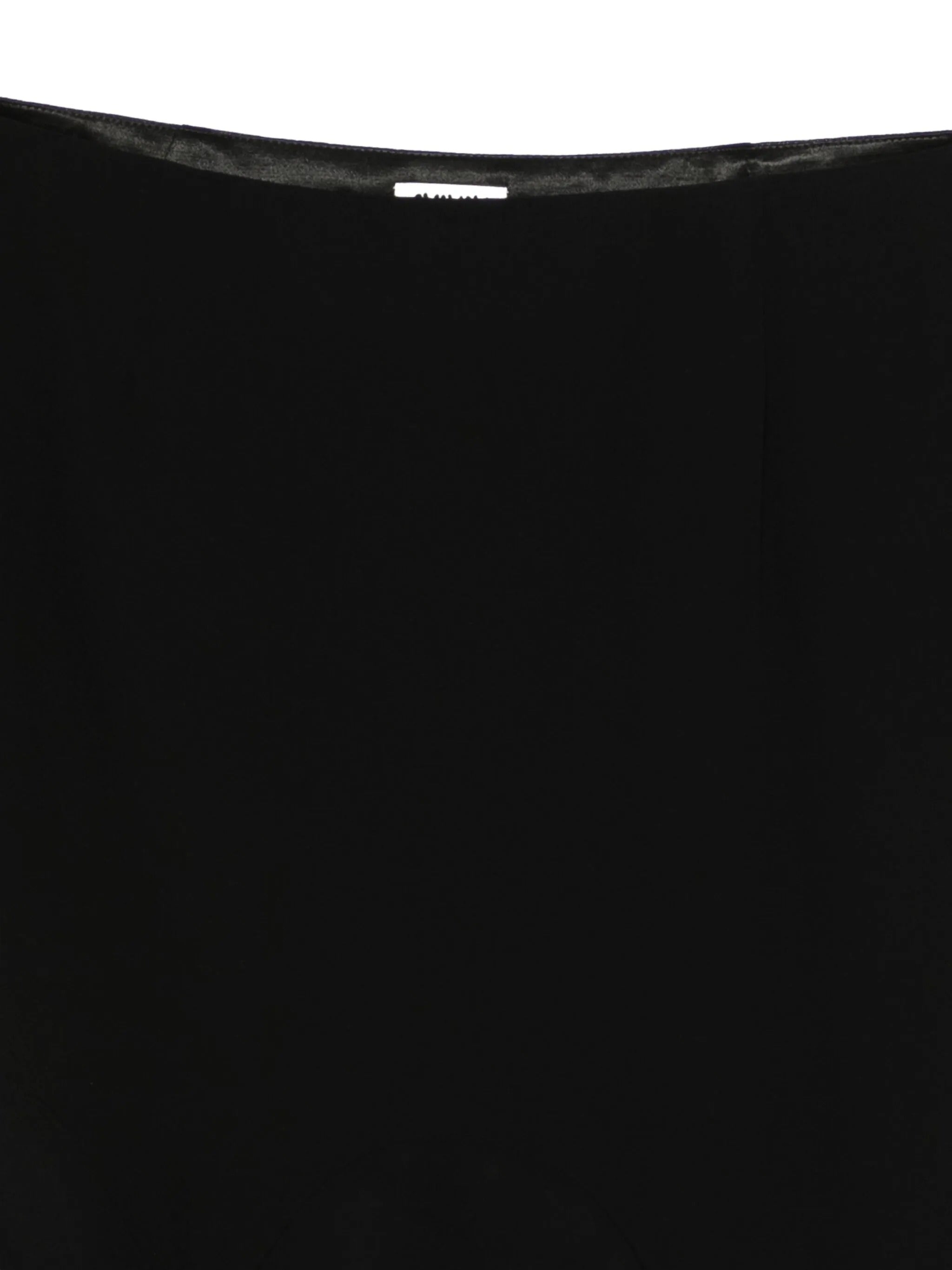 ong draped skirt black
