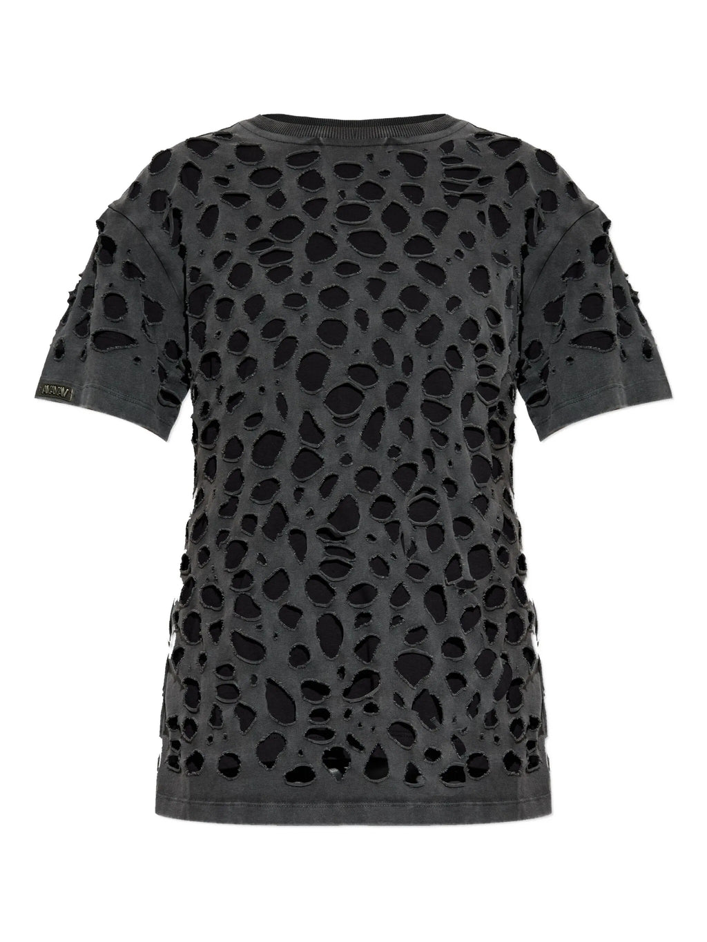 t-shirt distressed black