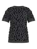 t-shirt distressed black