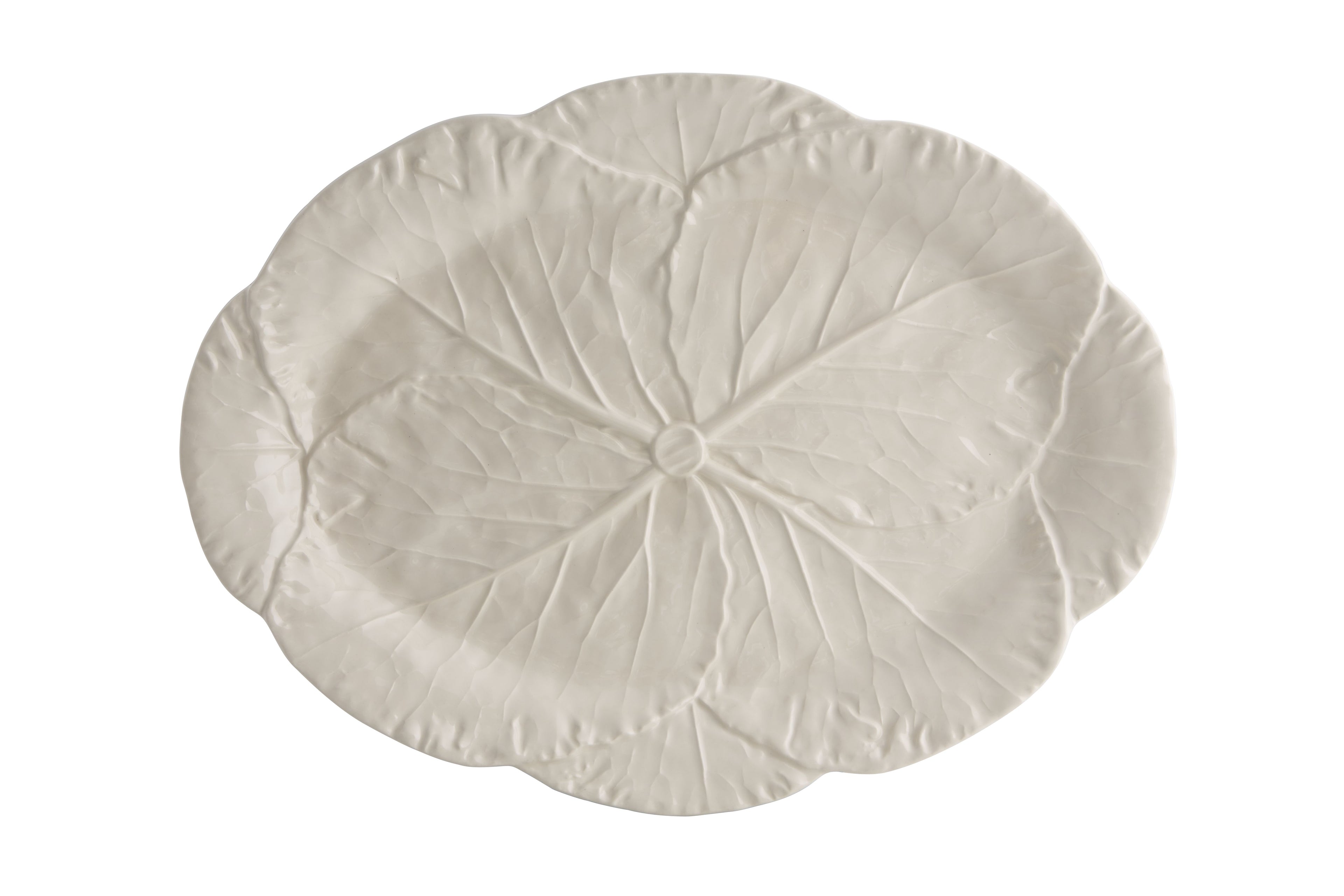 Large Oval Platter - CABBAGE