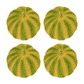 Dessert Plate - set 4 - Pumpkin