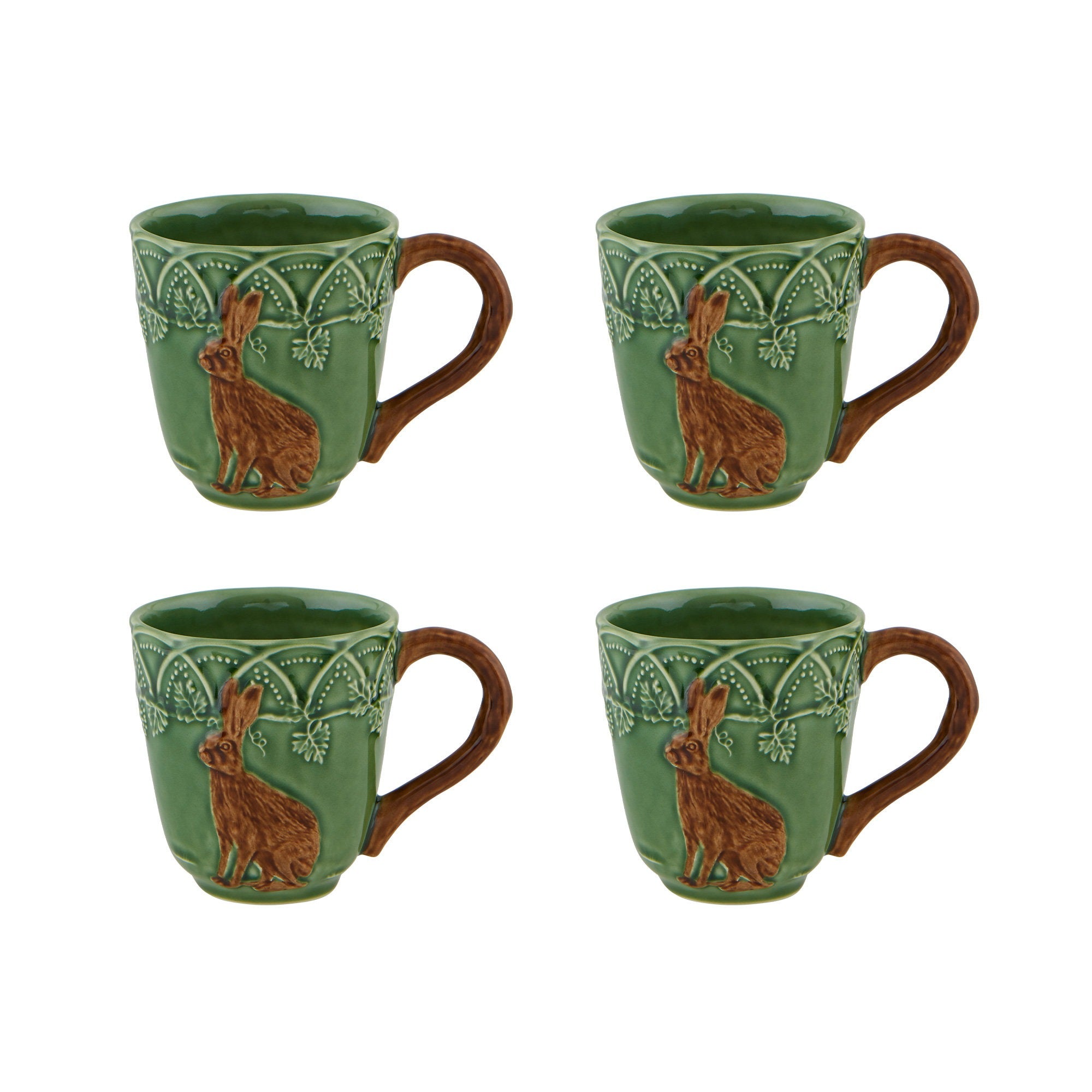 Mug Hare - set 4 - WOODS