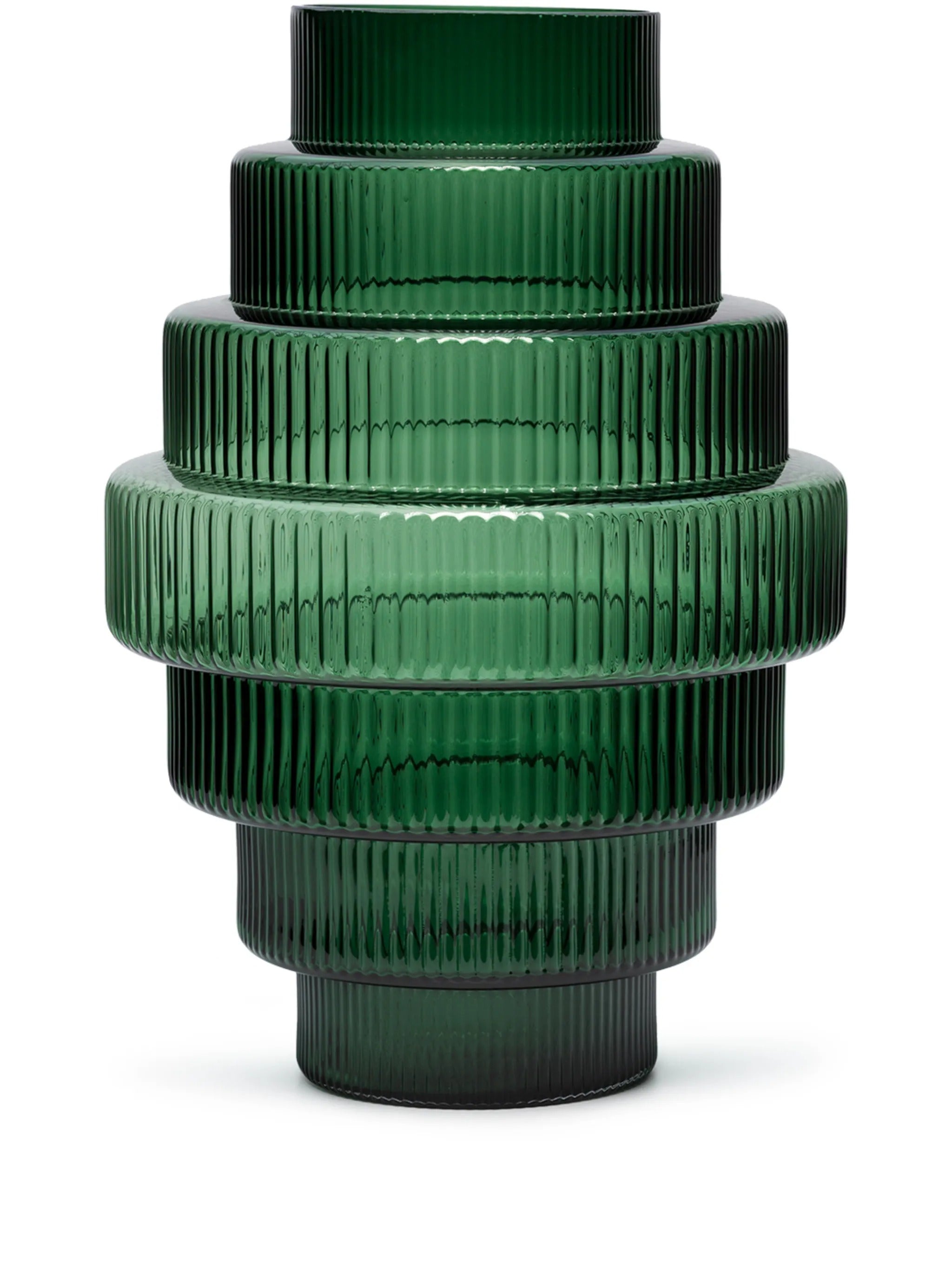 Vase Steps green large