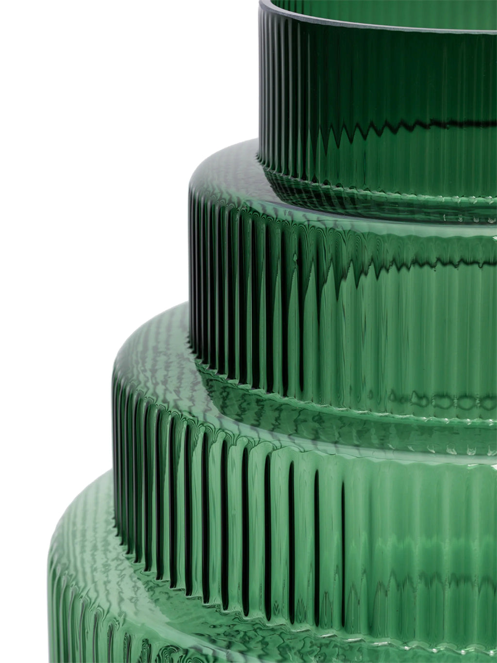 Vase Steps green large