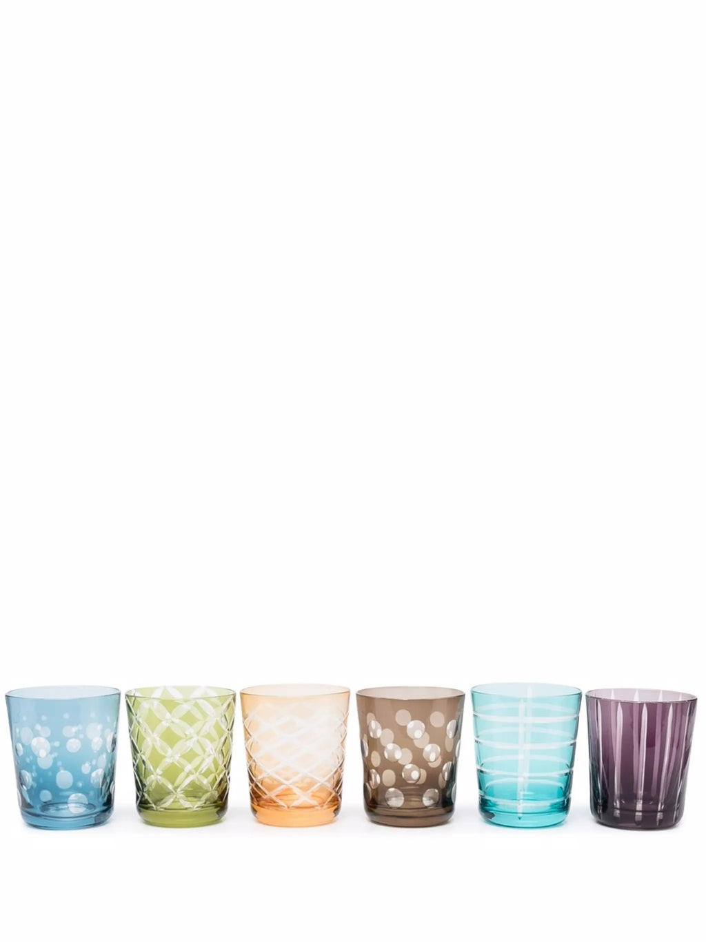Tumbler cuttings multicolour set 6