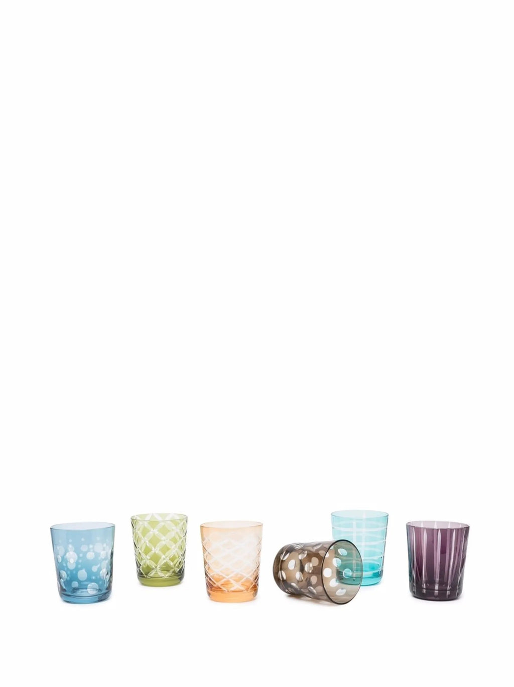 Tumbler cuttings multicolour set 6