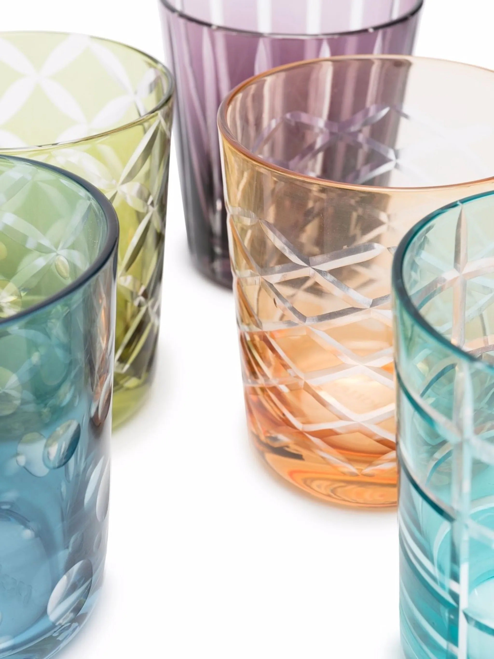 Tumbler cuttings multicolour set 6