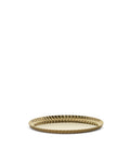 PLEATS,VASSOIO ROTONDO,PVD ORO