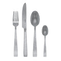 Servizio 24 Pz Monoblocco Flat Vintage Inox