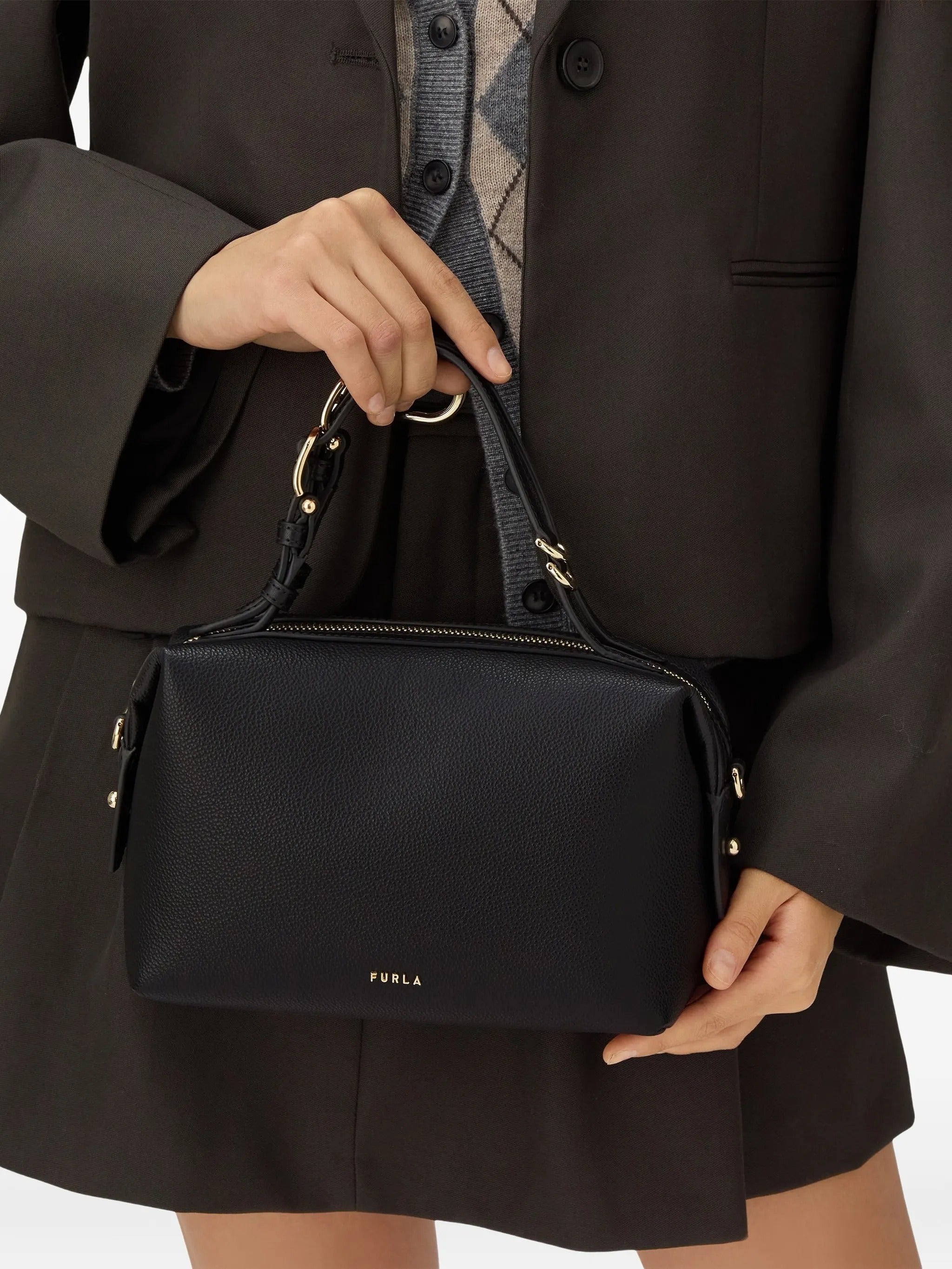 FURLA DOUBLE MINI BOSTON BAG