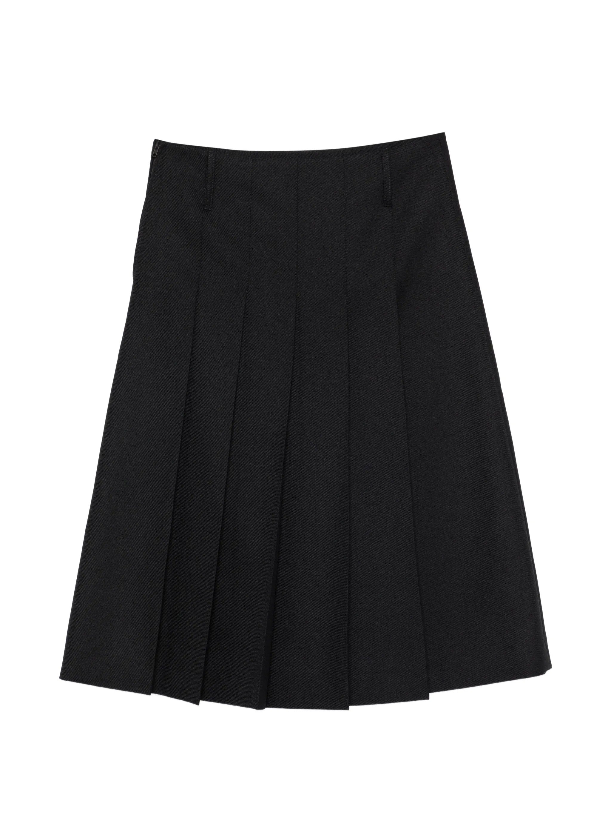 jupe longue plissée