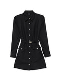 robe chemise ceinturée