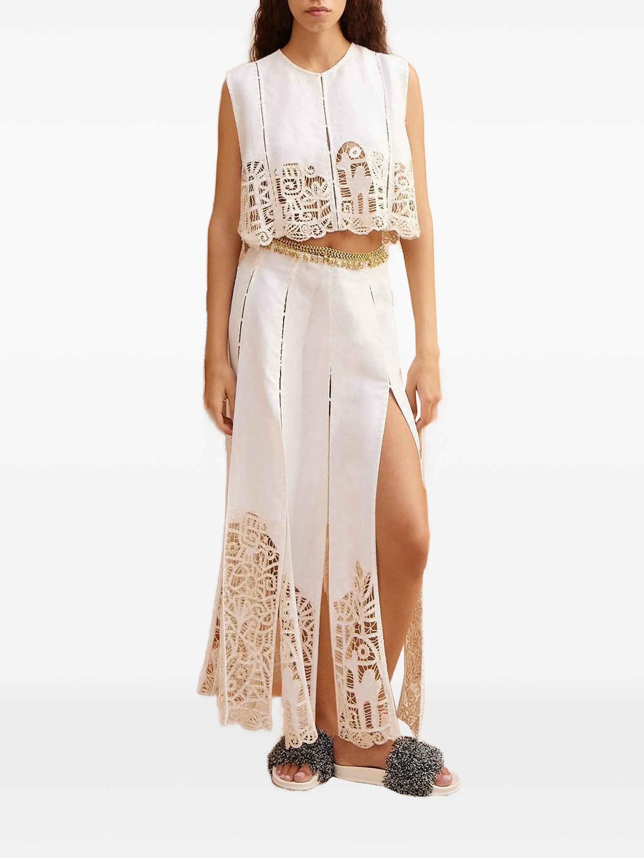 ROSEMARY EMBROIDERED SKIRT