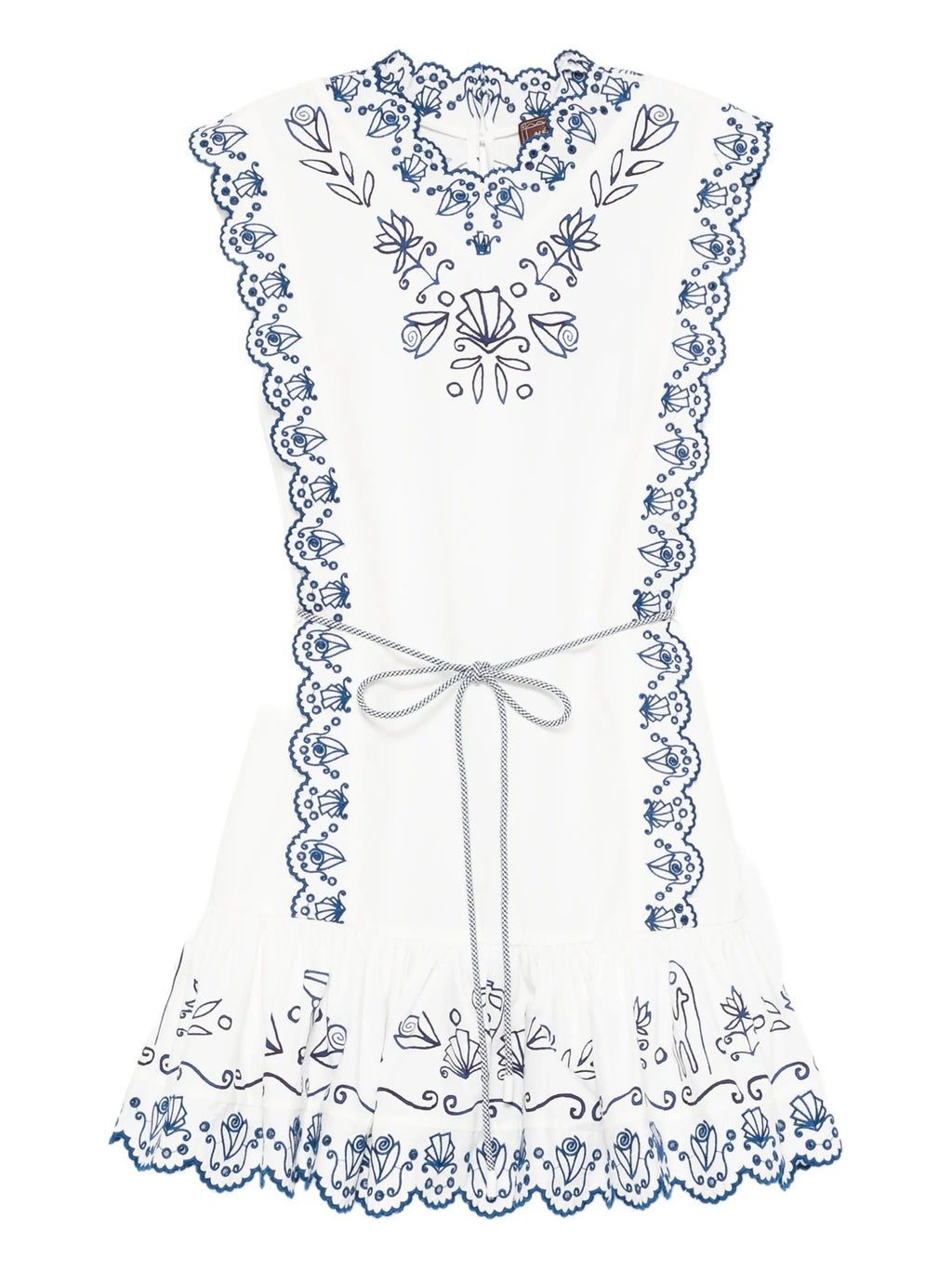 LEELA EMBROIDERED MINI DRESS