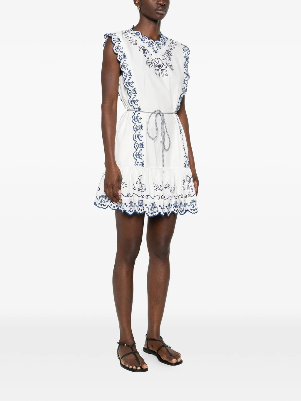 LEELA EMBROIDERED MINI DRESS
