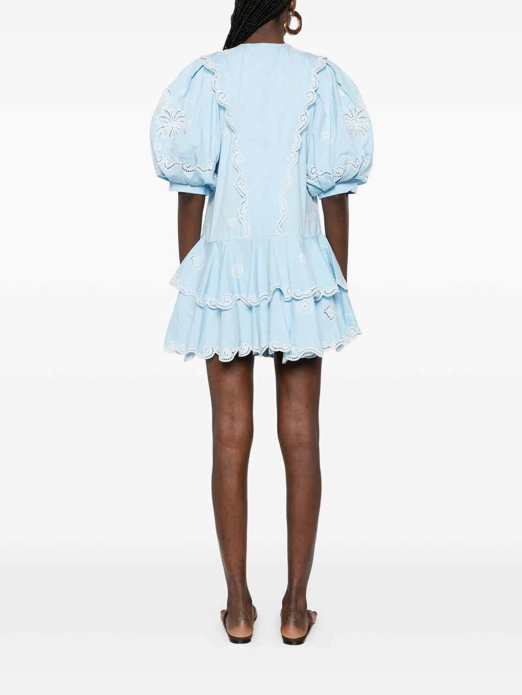 MAIZY EMBROIDERED MINI DRESS