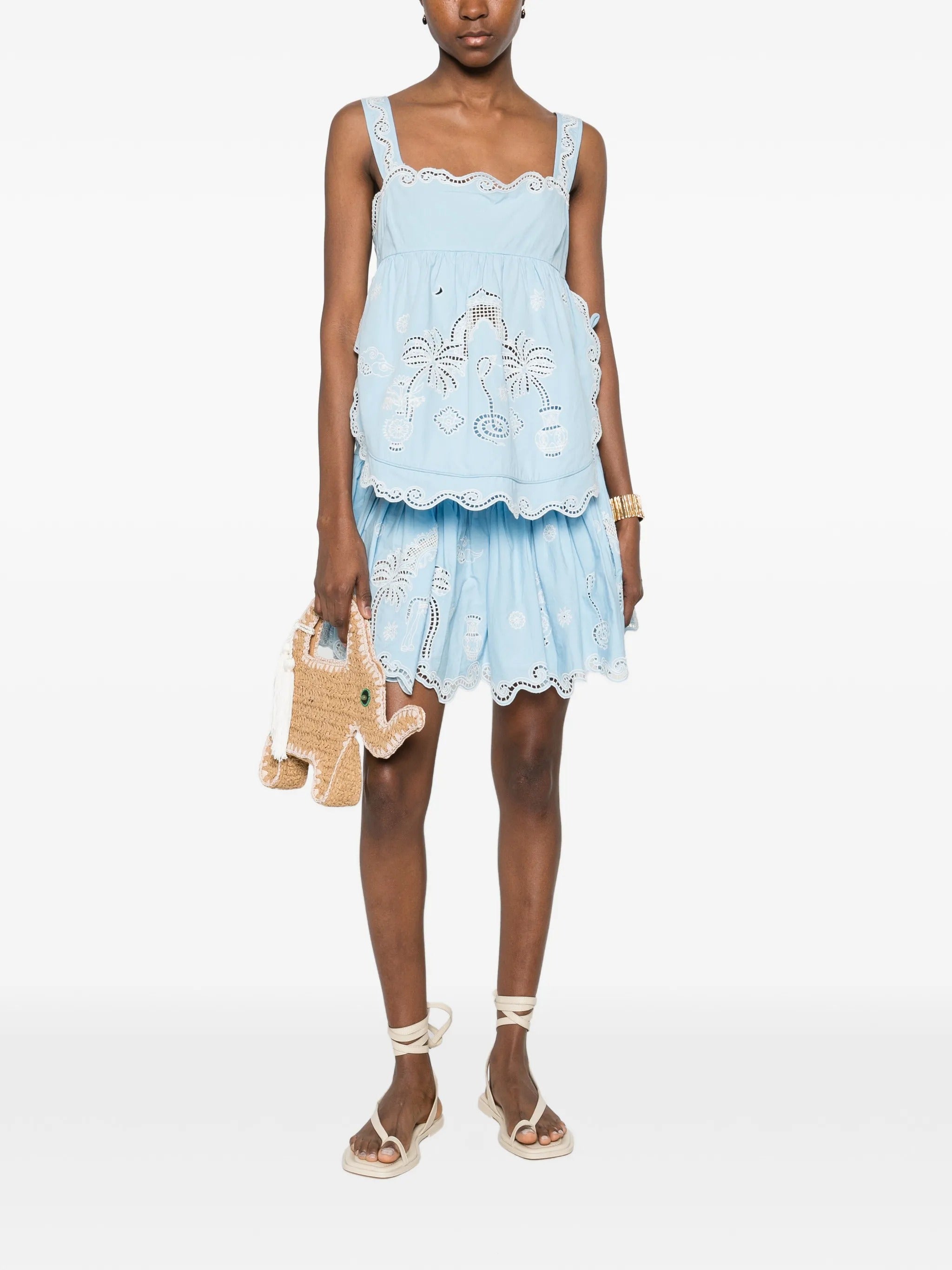 MAIZY EMBROIDERED SKIRT