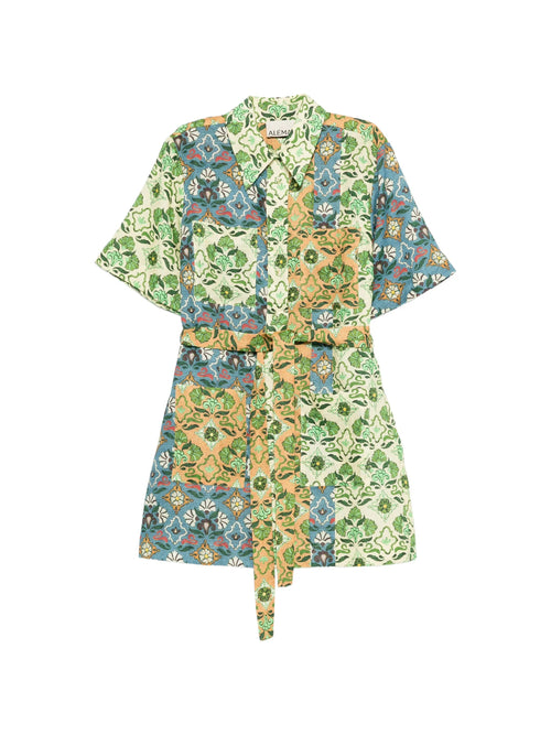 ALI SPLICED MINI DRESS