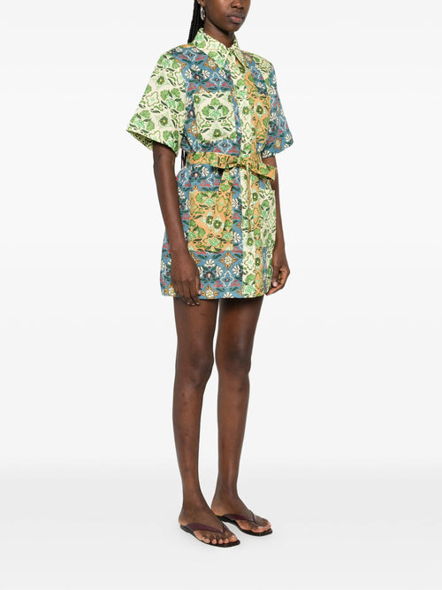ALI SPLICED MINI DRESS