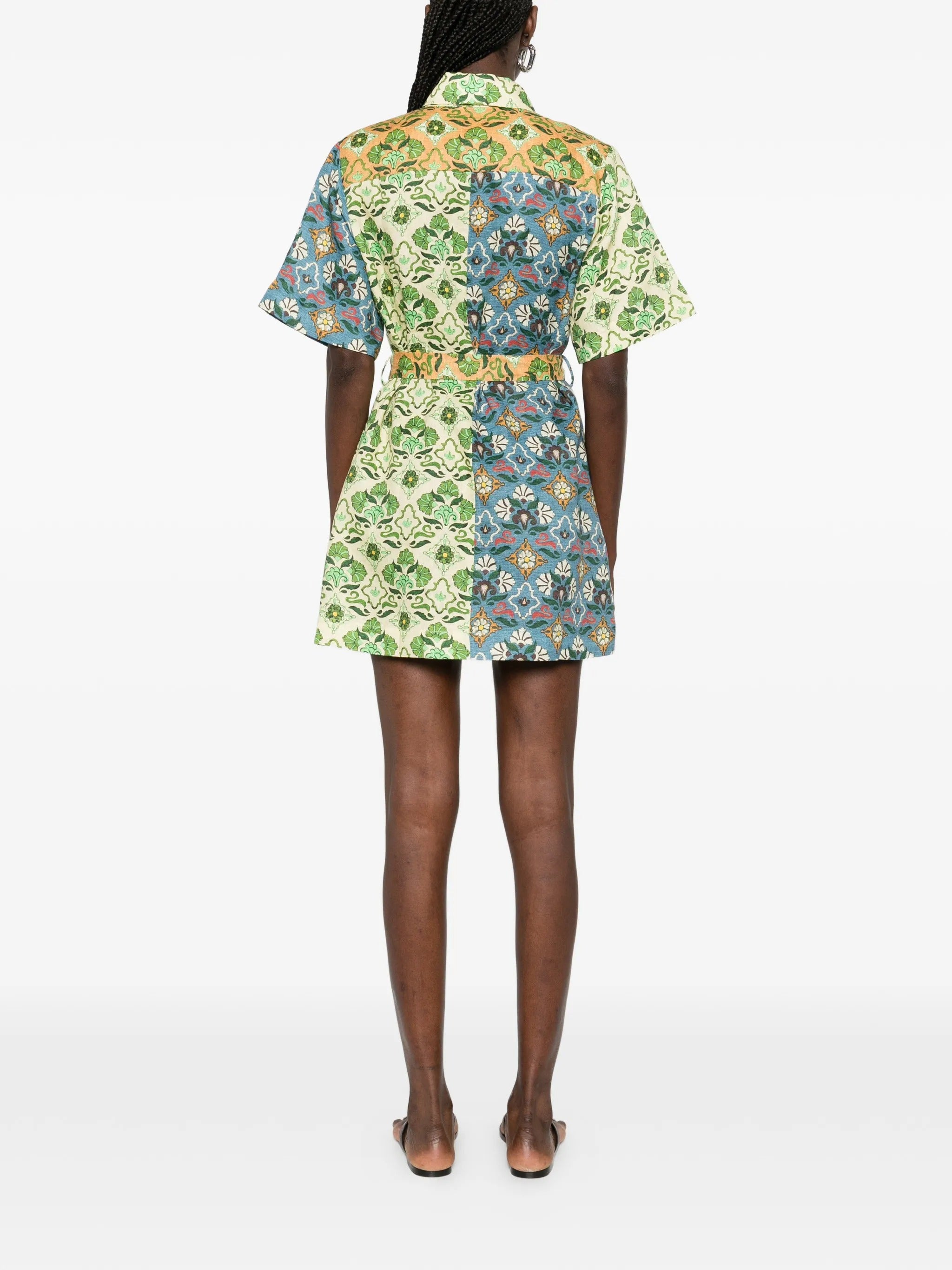 ALI SPLICED MINI DRESS