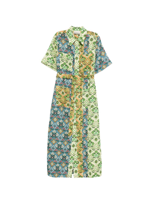 ALI SPLICED SHIRTDRESS
