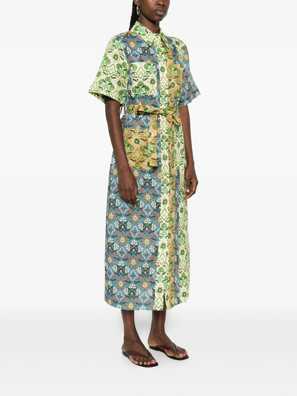 ALI SPLICED SHIRTDRESS