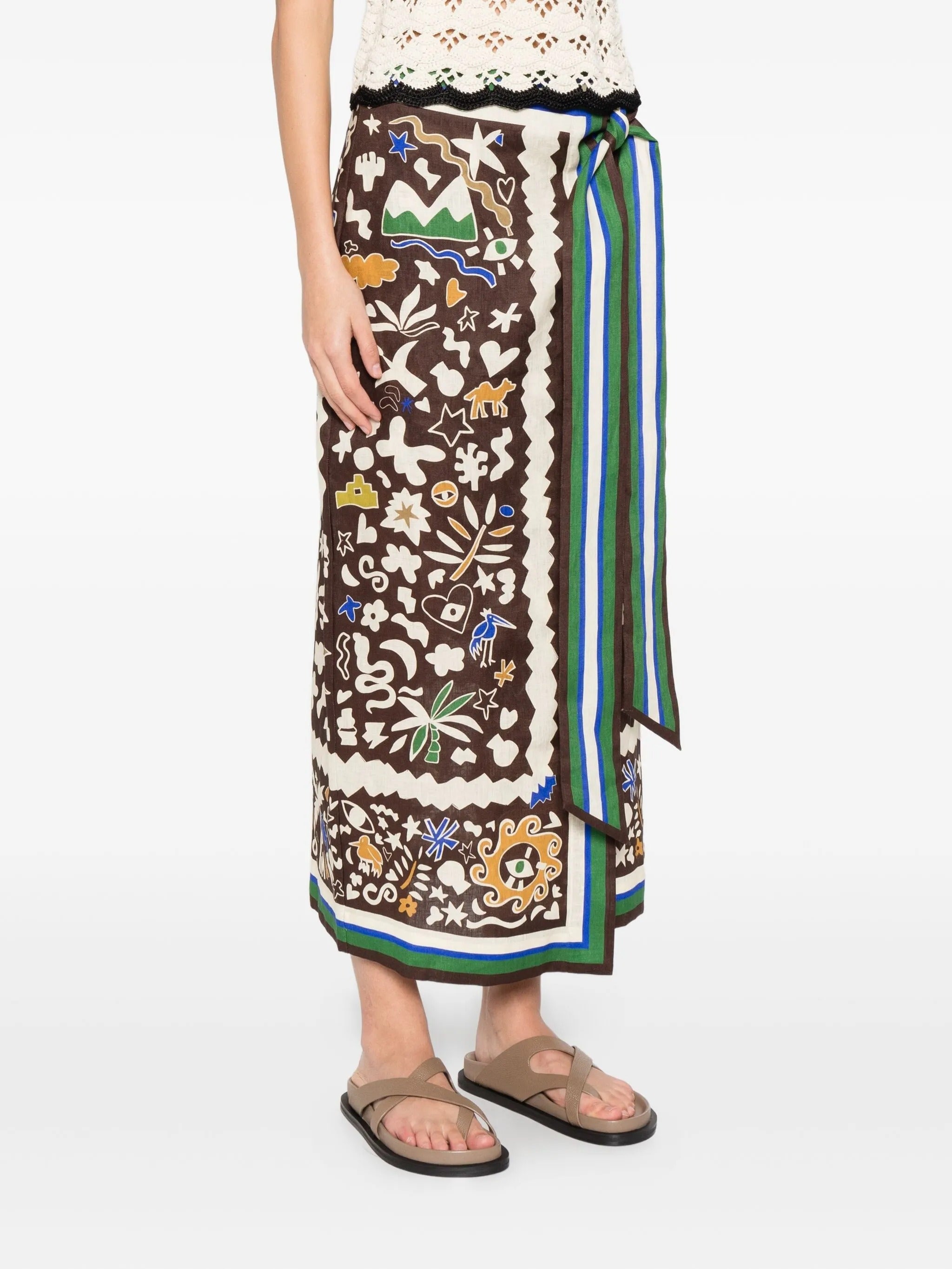 MAROC WRAP SKIRT