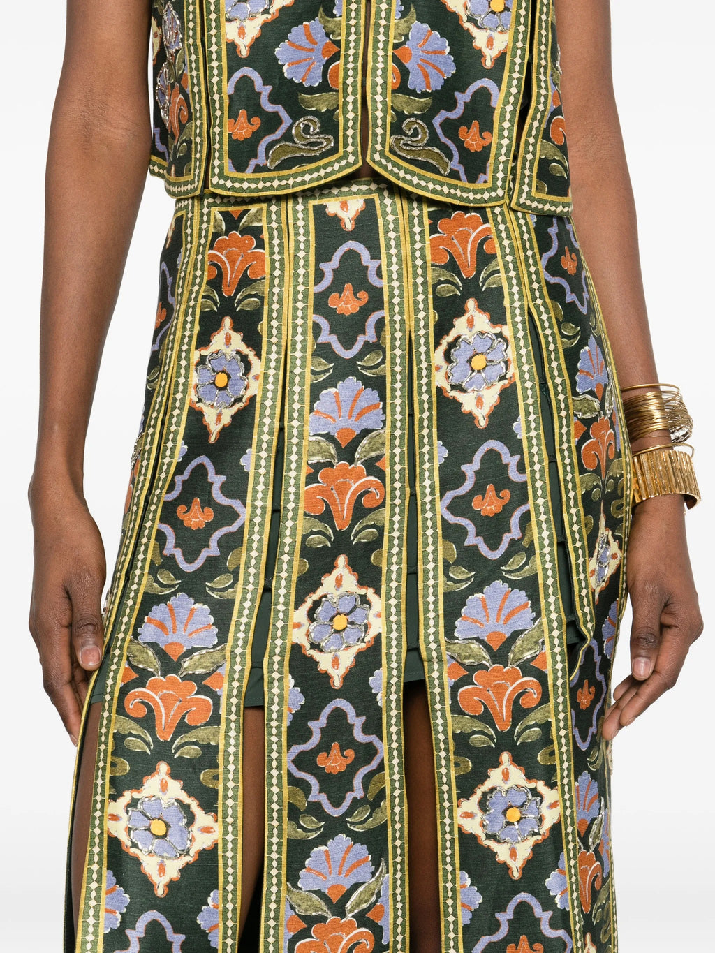 OASIRA EMBELLISHED SKIRT