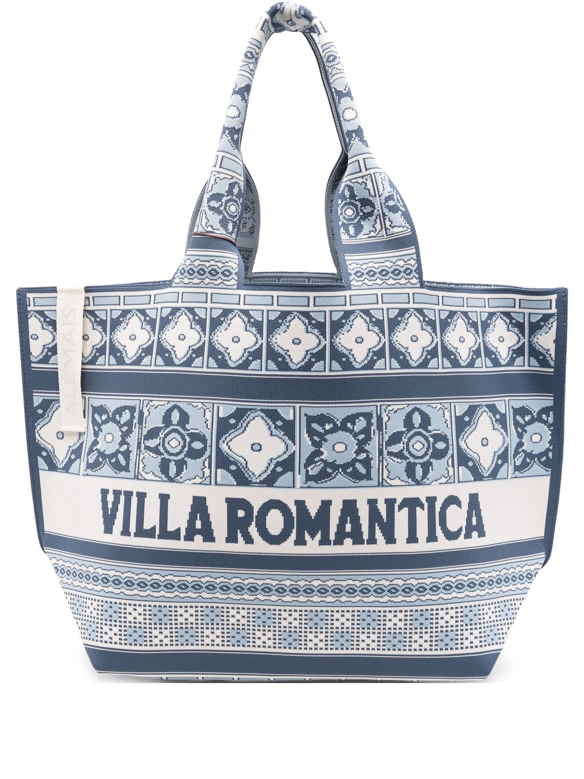 VILLA ROMANTICA JACQUARD MAXI TOTE